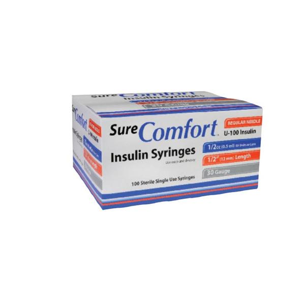 Syringe/Needle 0.5cc 28gx1/2